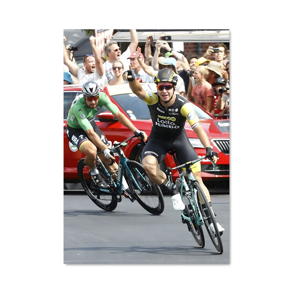 Poster Pédale à Fond – affiche Cyclisme